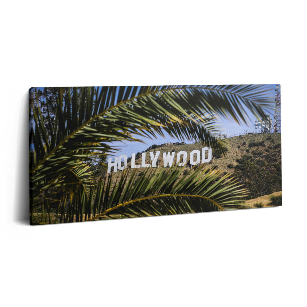 Print pe pânză 140x70 Semnul Hollywood din Los Angeles