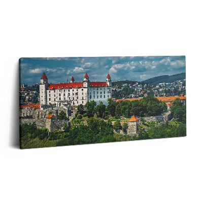 Print pe pânză 140x70 Castelul Bratislava