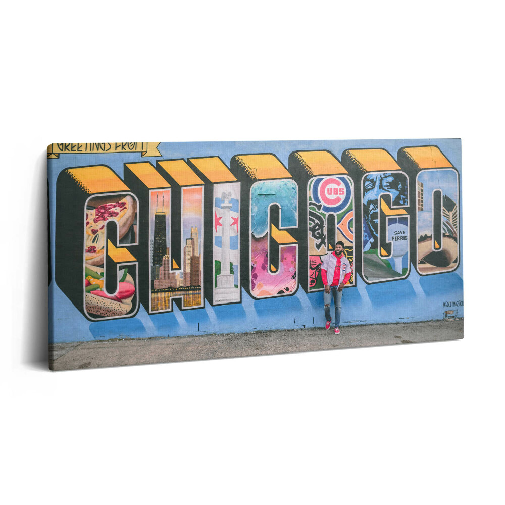 Print pe pânză 140x70 Graffiti SUA