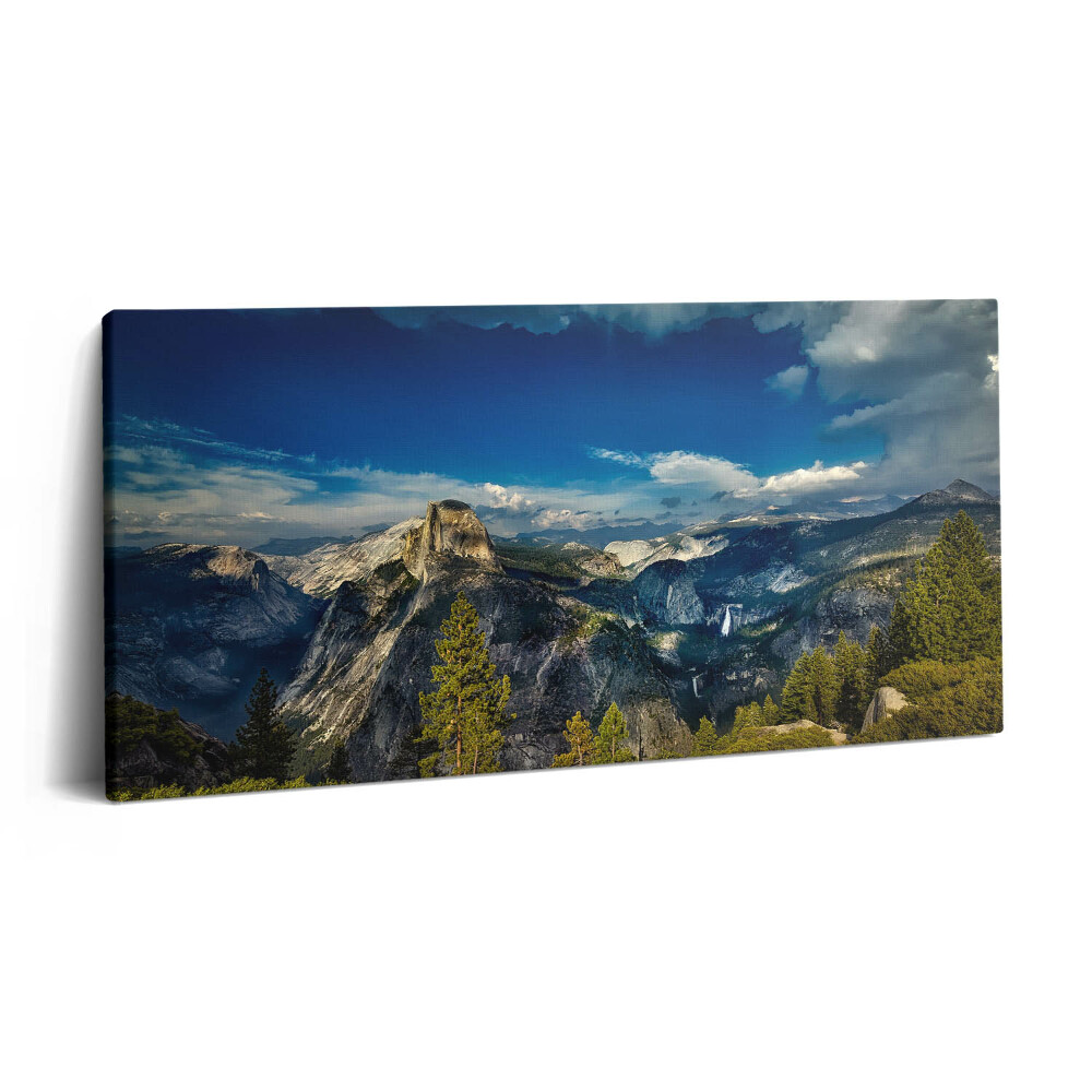 Print pe pânză 140x70 vârfuri de munte