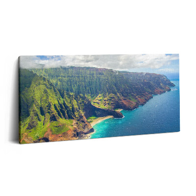 Print pe pânză 140x70 Marea din Hawaii