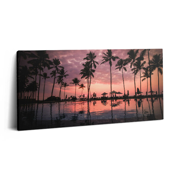 Print pe pânză 140x70 Palmieri hawaieni