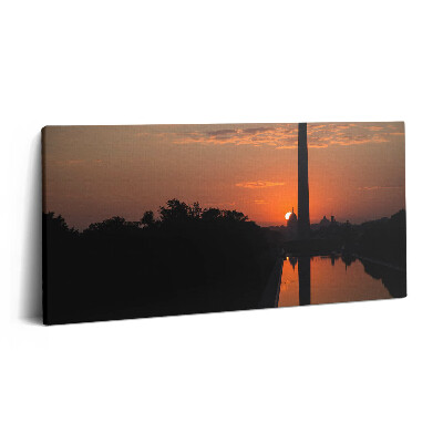 Print pe pânză 140x70 Turnul Washington