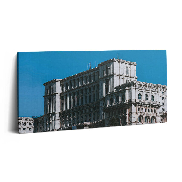 Print pe pânză 140x70 Palatul Poporului din București