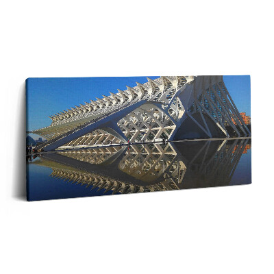 Print pe pânză 140x70 Muzeul de Știință din Valencia