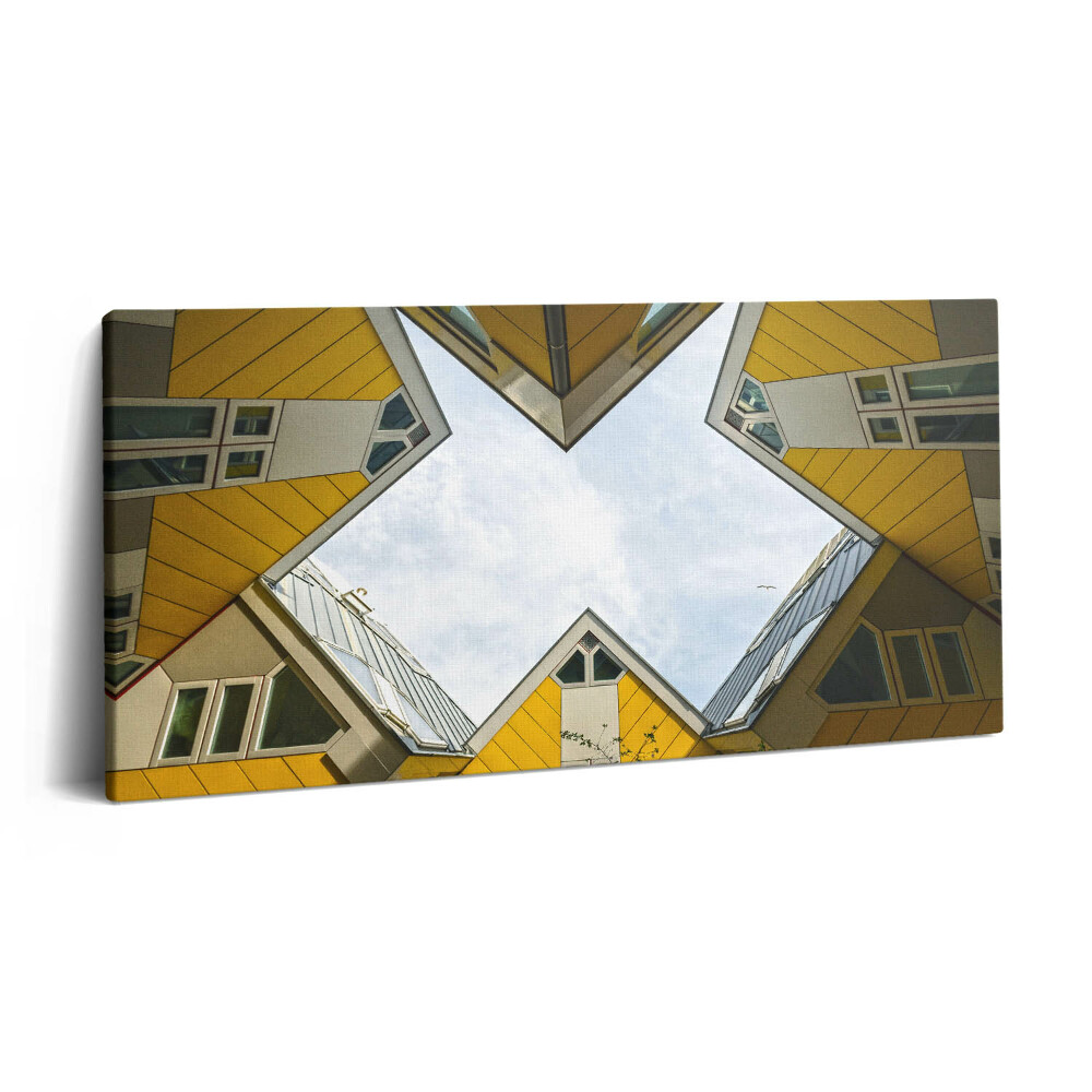 Print pe pânză 140x70 Case în Rotterdam