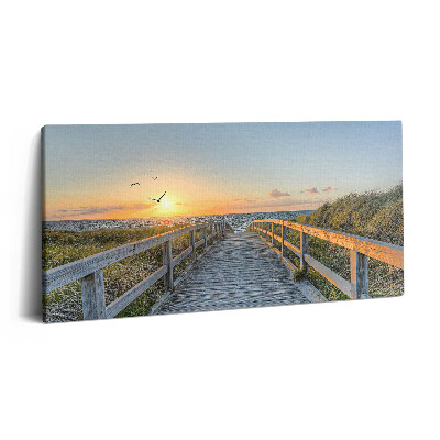 Print pe pânză 140x70 Vacanțe la plajă în Germania