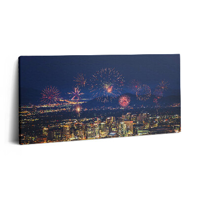Print pe pânză 140x70 Orașul Phoenix noaptea