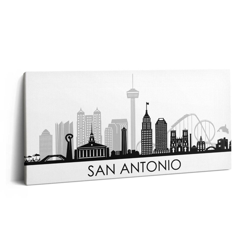 Print pe pânză 140x70 Orașul San Antonio, Texas