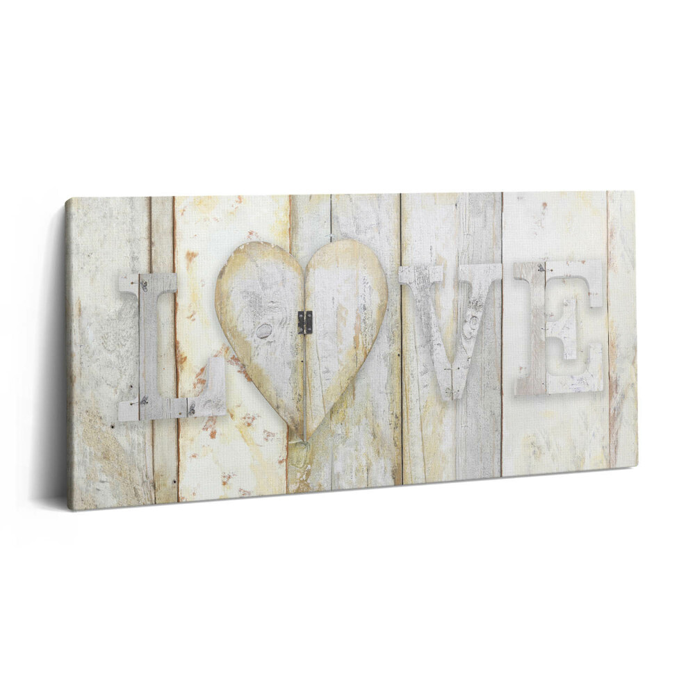 Print pe pânză 140x70 Inscripția dragoste