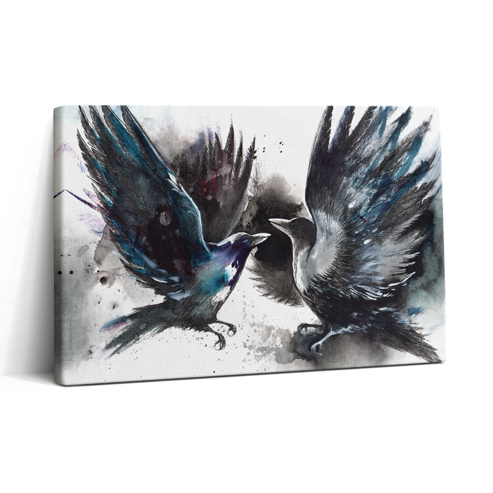 Tablou canvas 30x20 Păsări pictate