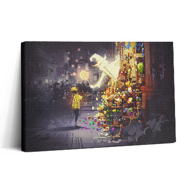 Tablou canvas 30x20 Ilustrație a unui basm magic