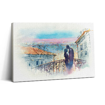 Tablou canvas 30x20 Un tablou al unui cuplu îndrăgostit
