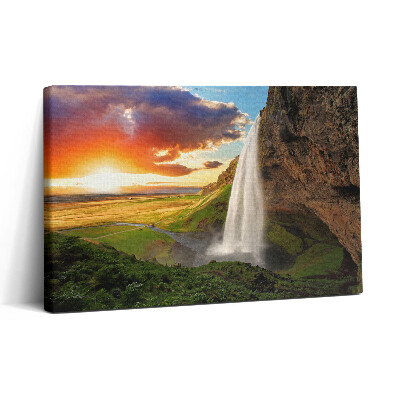 Tablou canvas 30x20 Cascadă în Islanda