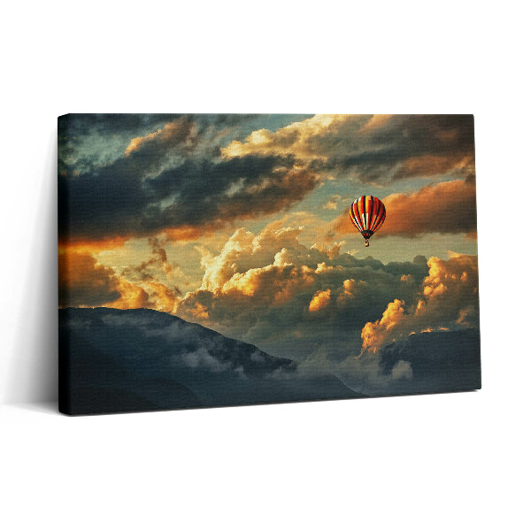 Tablou canvas 30x20 Zbor cu balonul printre nori