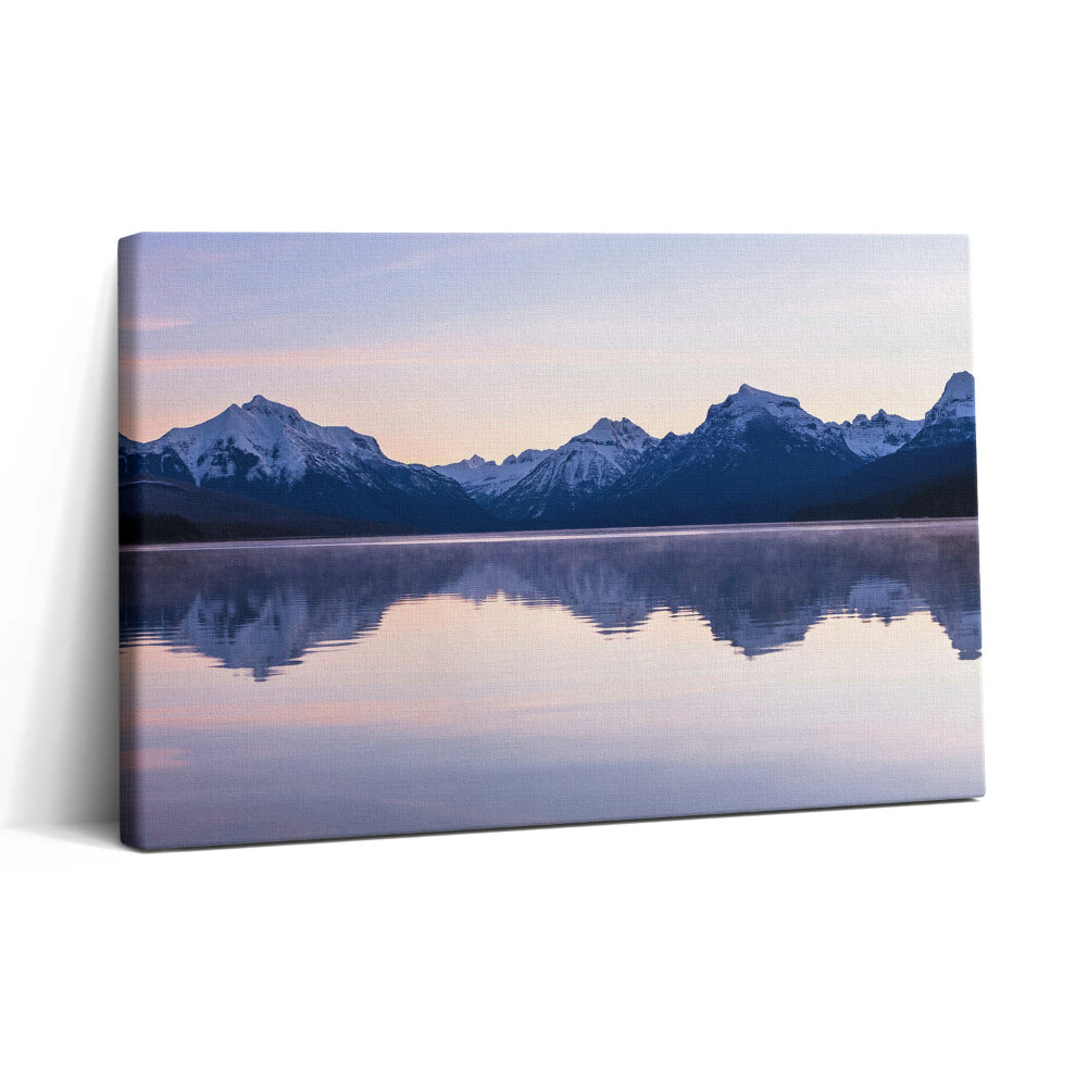 Tablou canvas 30x20 Reflexia munților în apă