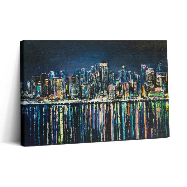 Tablou canvas 30x20 Țara Florilor – un oraș de coastă fantastic