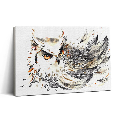 Tablou canvas 30x20 Bufniță, simbol al înțelepciunii și științei