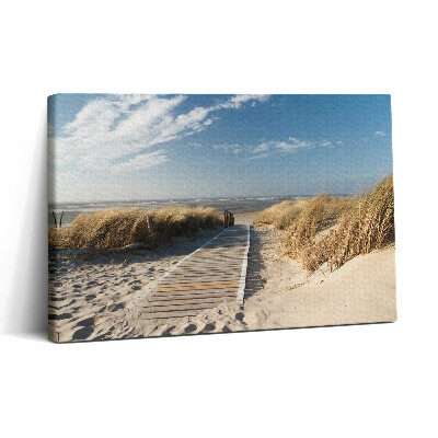 Tablou canvas 30x20 Vedere la plajă și mare