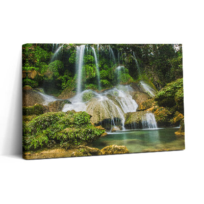 Tablou canvas 30x20 Cascadă naturală sălbatică