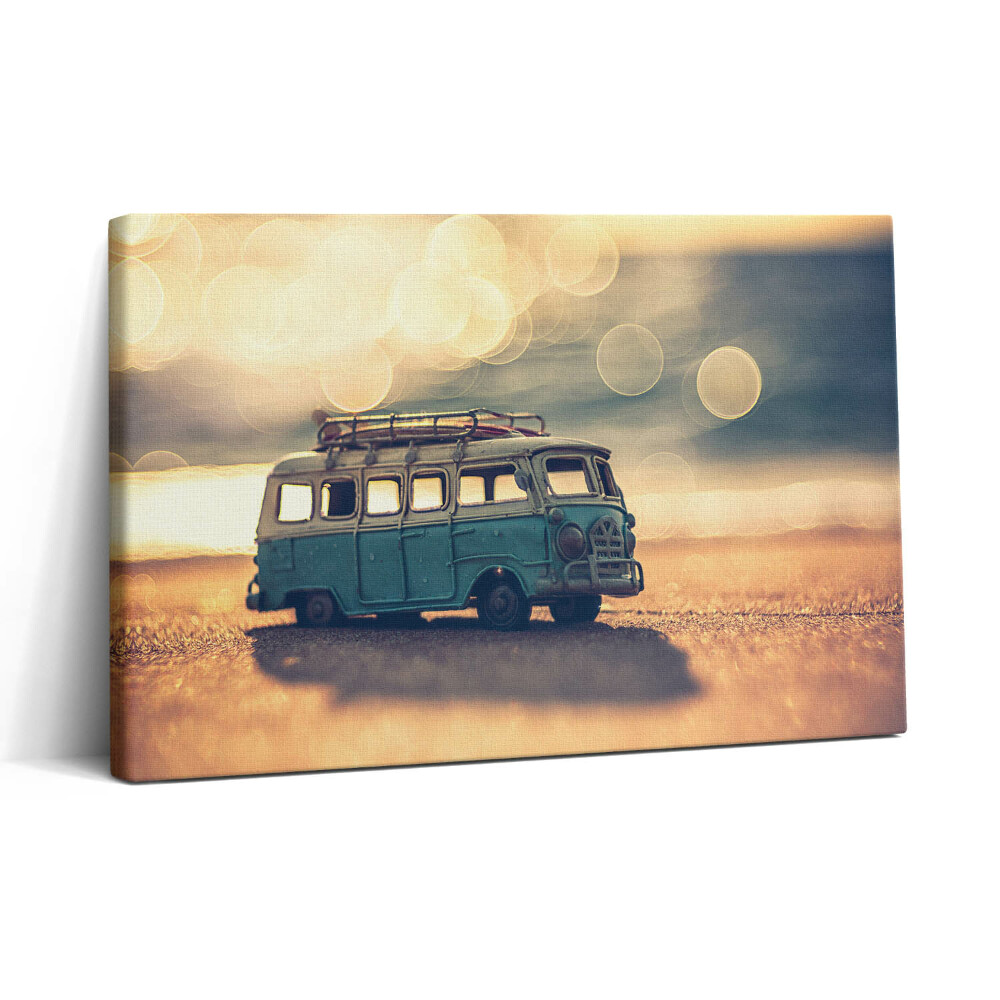 Tablou canvas 30x20 Rulotă pe plajă