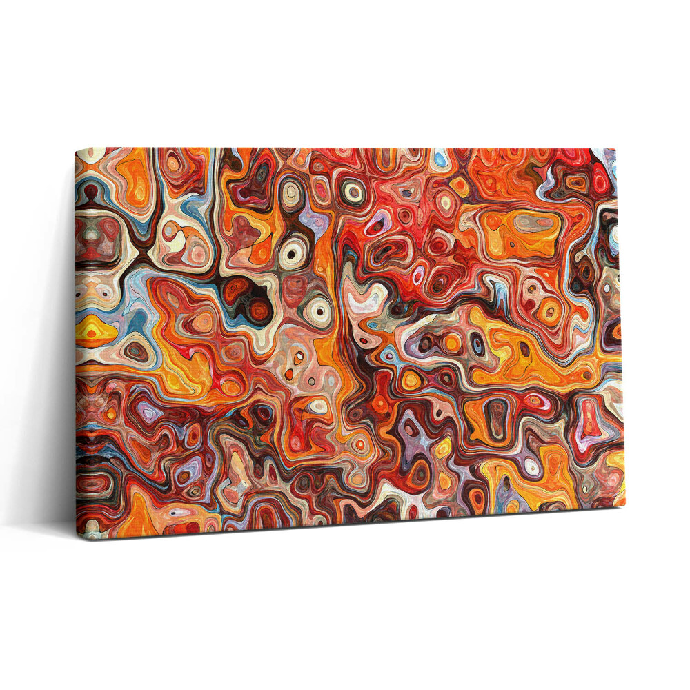 Tablou canvas 30x20 Haos abstract - improvizație extraordinară