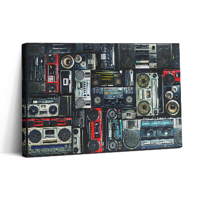 Tablou canvas 30x20 Muzică - Boombox vintage