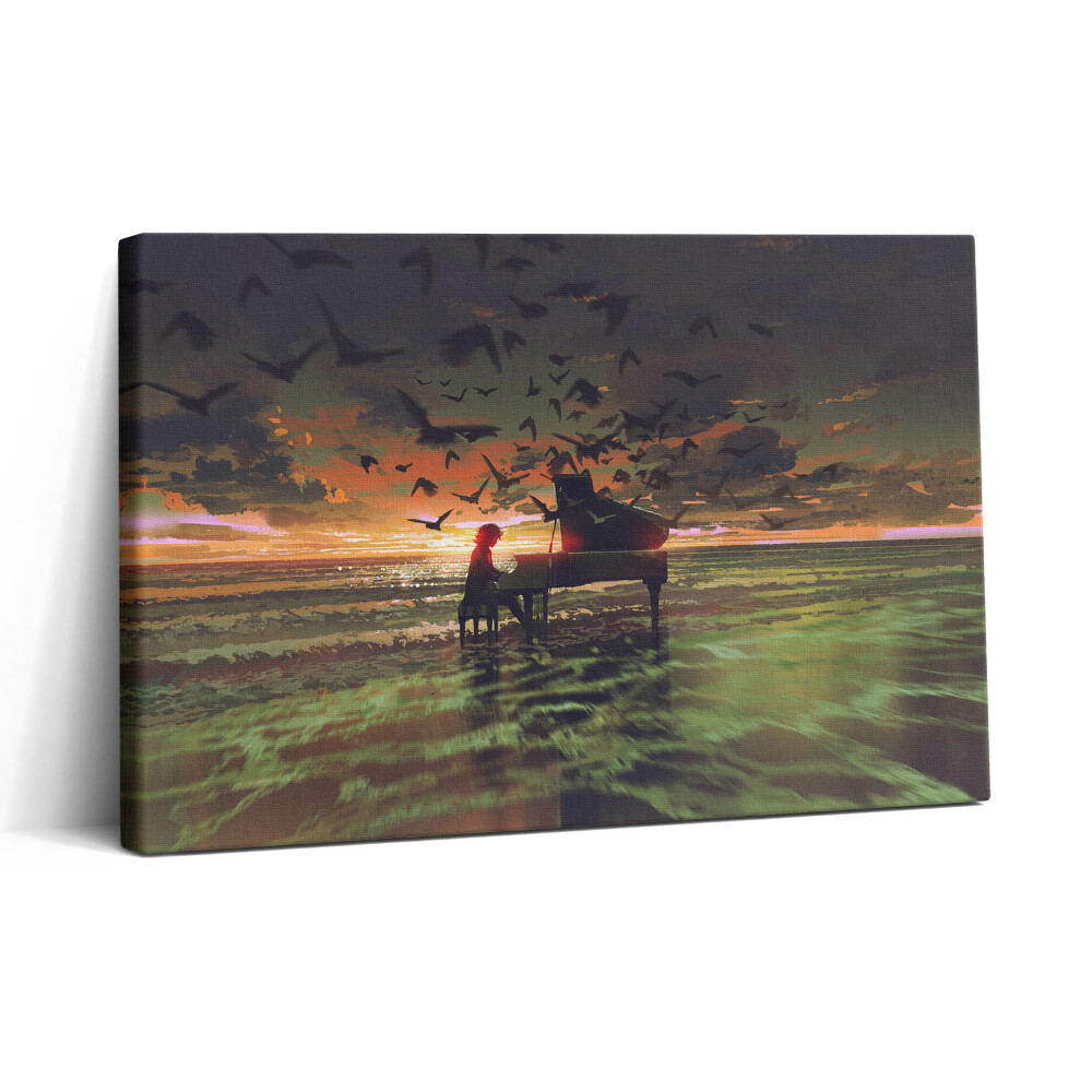 Tablou canvas 30x20 Concert pe plajă