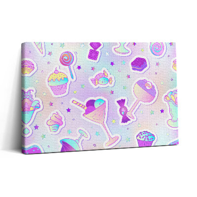 Tablou canvas 30x20 Fursecuri cu înghețată