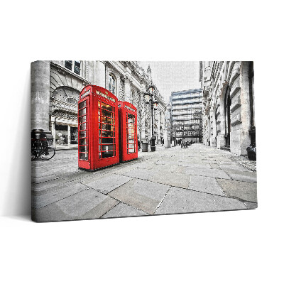 Tablou canvas 30x20 Cabine telefonice roșii Londra