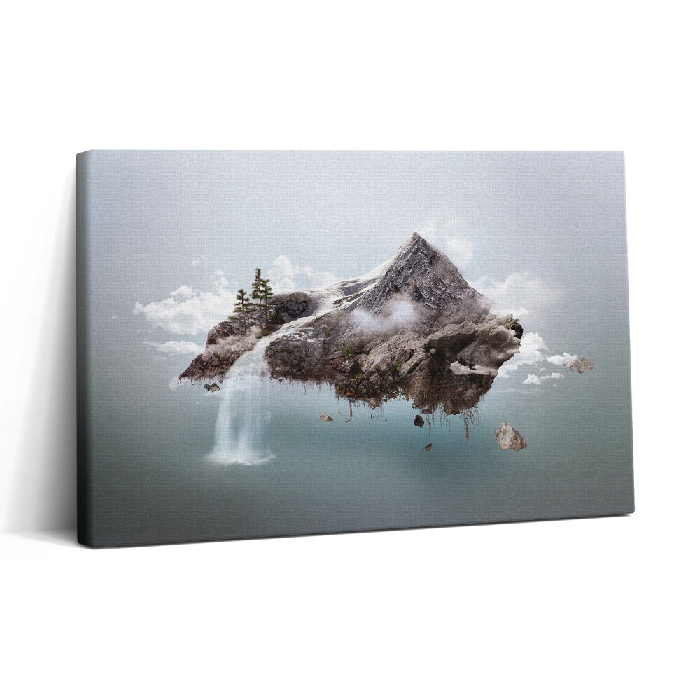 Tablou canvas 30x20 Insula Zburătoare și Cascada