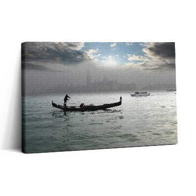 Tablou canvas 30x20 Gondole venețiene