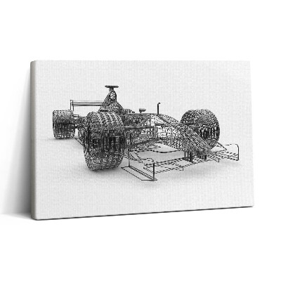 Tablou canvas 30x20 Designul tehnic al mașinii de F1