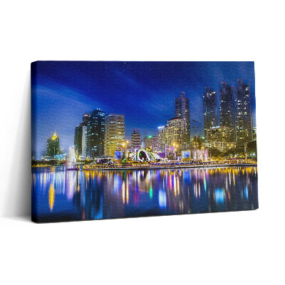 Tablou canvas 30x20 Un oraș plin de culori