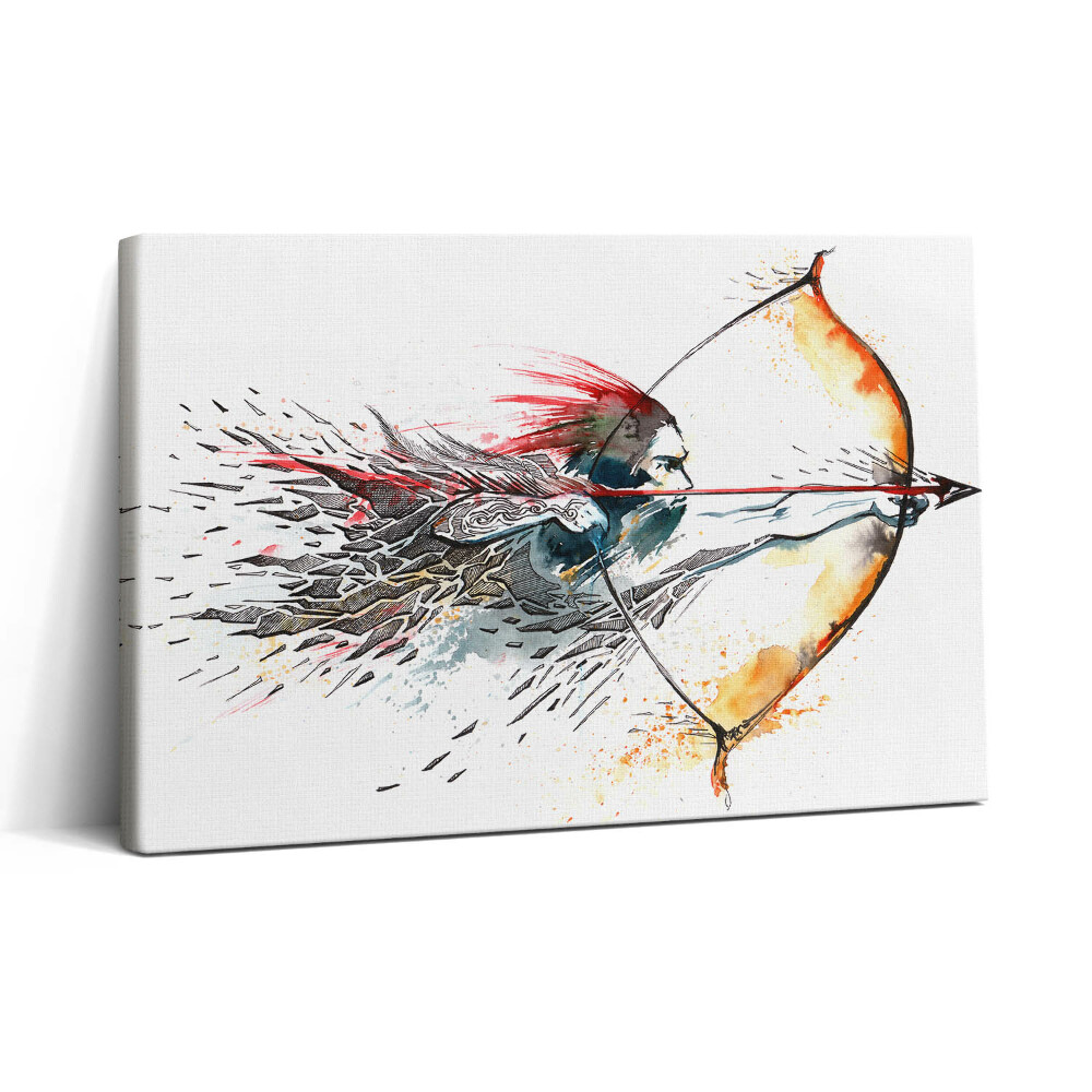 Tablou canvas 30x20 Un războinic la vânătoare