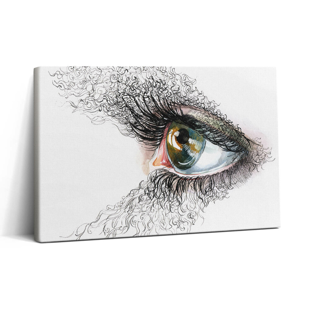 Tablou canvas 30x20 Desenul unui ochi uman