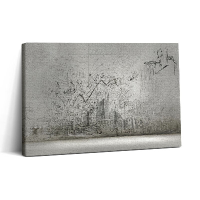 Tablou canvas 30x20 Schiță de oraș