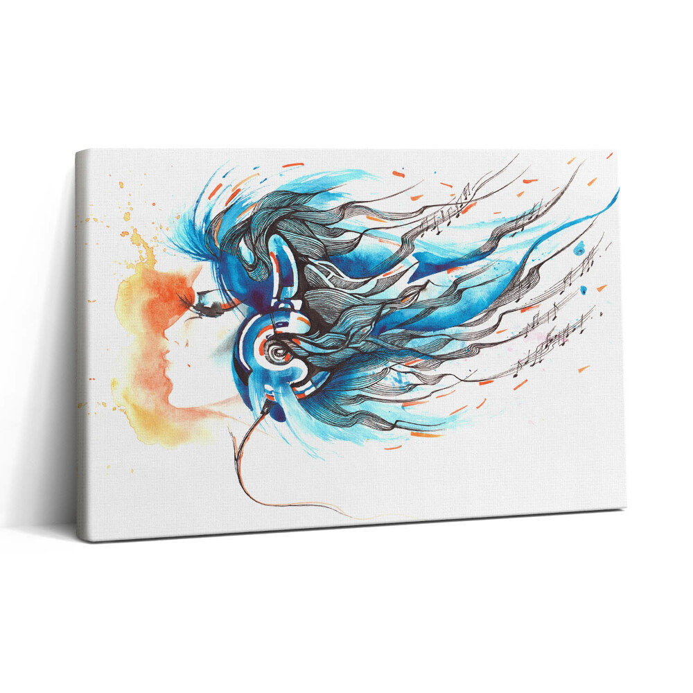 Tablou canvas 30x20 Ilustrație cu sunete muzicale