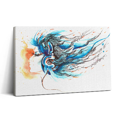Tablou canvas 30x20 Ilustrație cu sunete muzicale