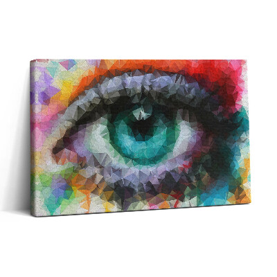 Tablou canvas 30x20 Ochi uman frumos și colorat