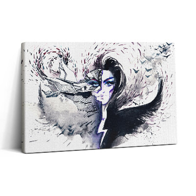 Tablou canvas 30x20 Ilustrație a unei femei