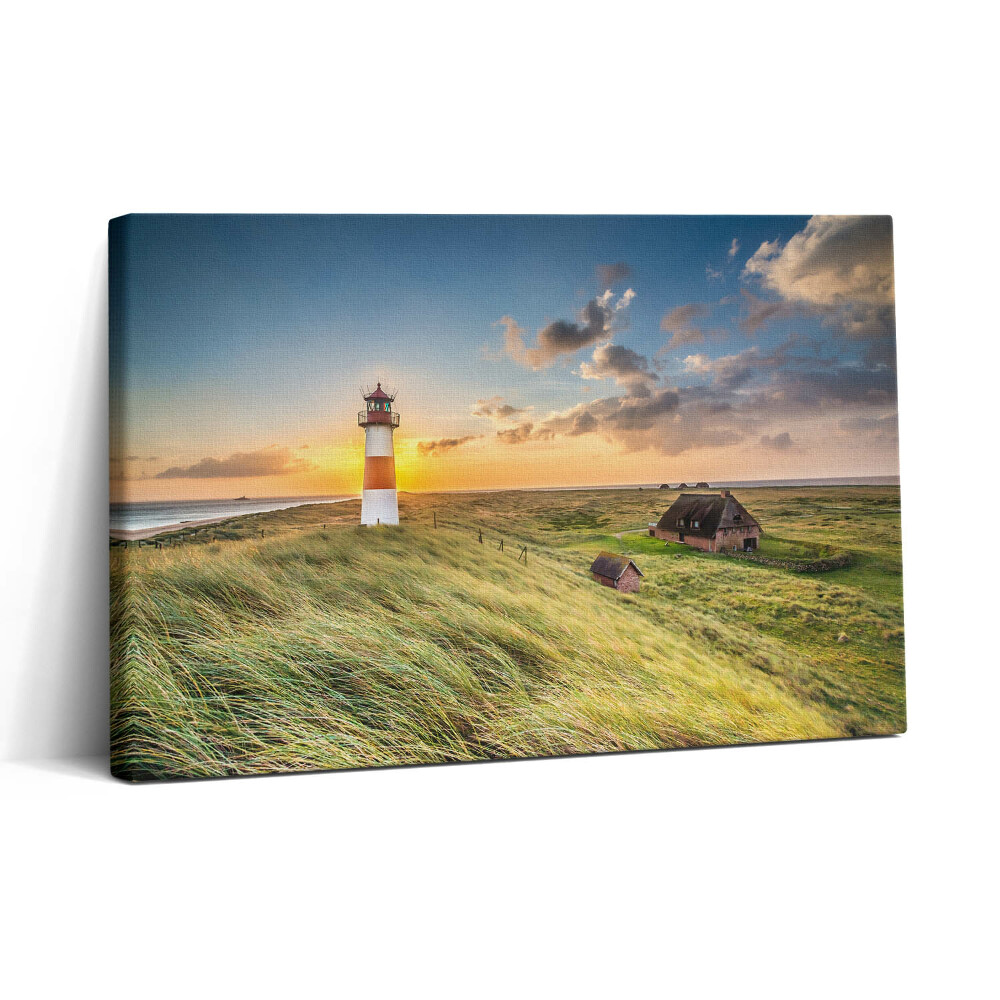 Tablou canvas 30x20 Schimbați farul de pe Sylt