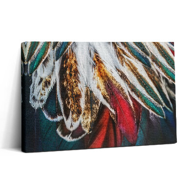 Tablou canvas 30x20 Pene de pasăre maro deschis