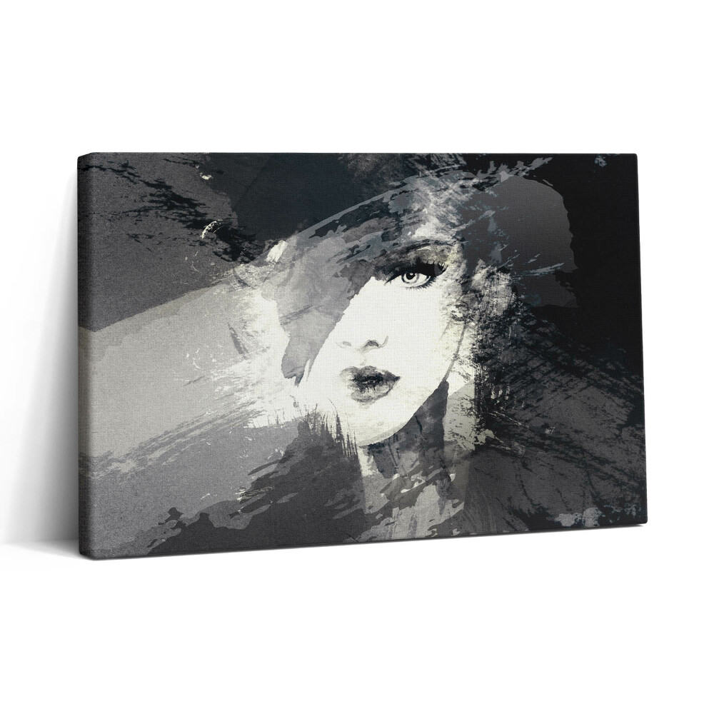 Tablou canvas 30x20 Femeie în stil acuarelă