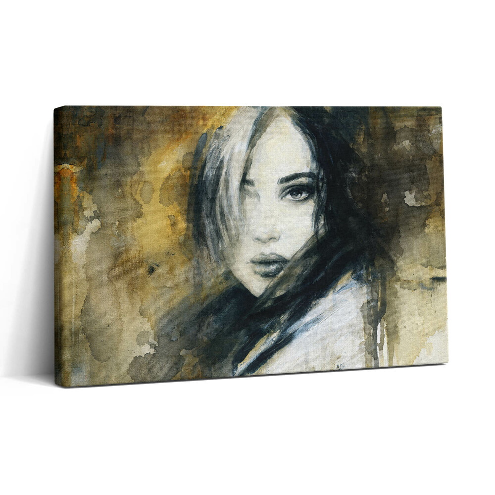Tablou canvas 30x20 Portretul pictat al unei femei
