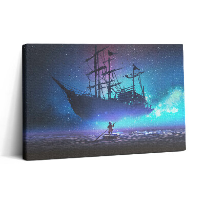 Tablou canvas 30x20 Navă cu pânze fantastice