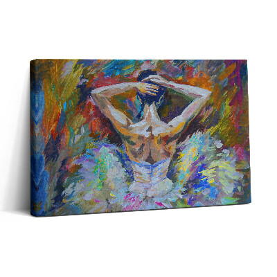 Tablou canvas 30x20 Balerina pictată