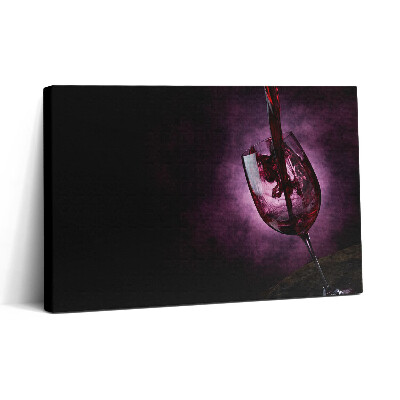 Tablou canvas 30x20 Un pahar de vin