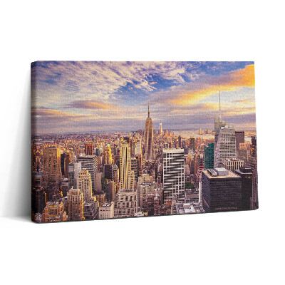 Tablou canvas 30x20 Apus de soare în New York