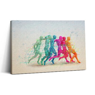 Tablou canvas 30x20 Oameni colorați